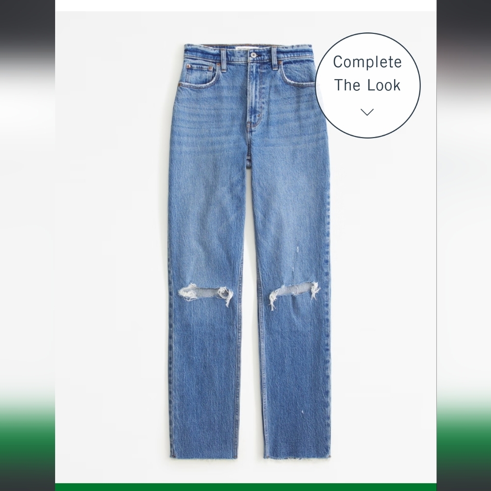 The 90's Straight High Rise jeans, sz 29